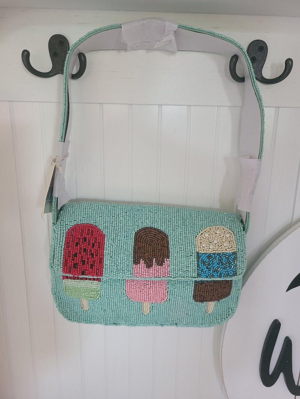 TikTok Viral Sol and Mer Ice Cream Pop Beaded Bag